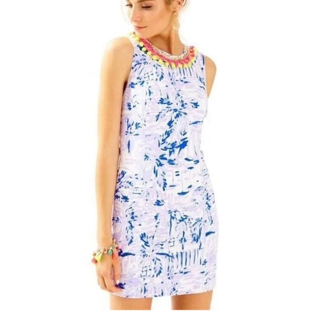 Lilly Pulitzer Mila Shift in Lilac Rock the Dock print